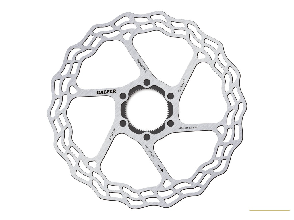 Disco de freno Ruta/Gravel Center Lock Galfer 160x1,8mm DB102WCL