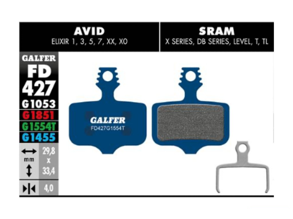 Pastilla De Freno Galfer Sram Avid Elixir Road