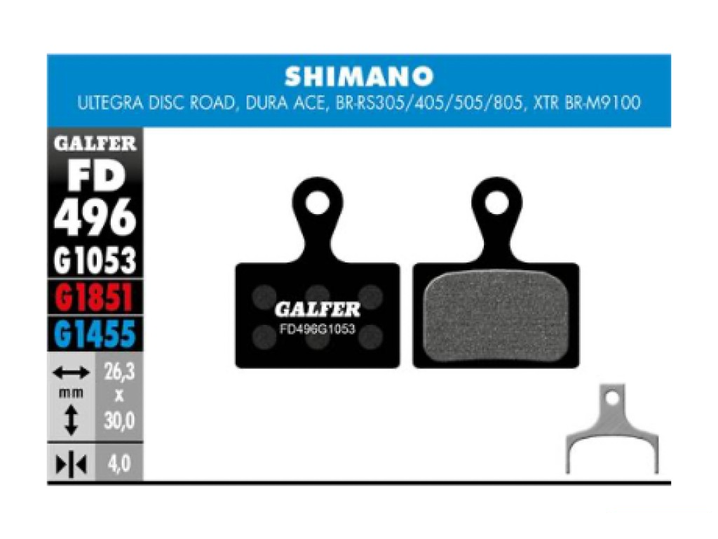 Pastilla De Freno Galfer Shimano Ultegra XTR Standard