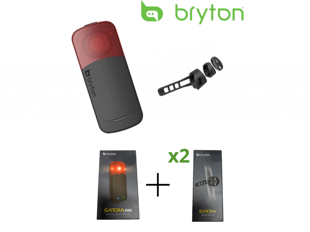 Luz trasera con radar Bryton Gardia R300L