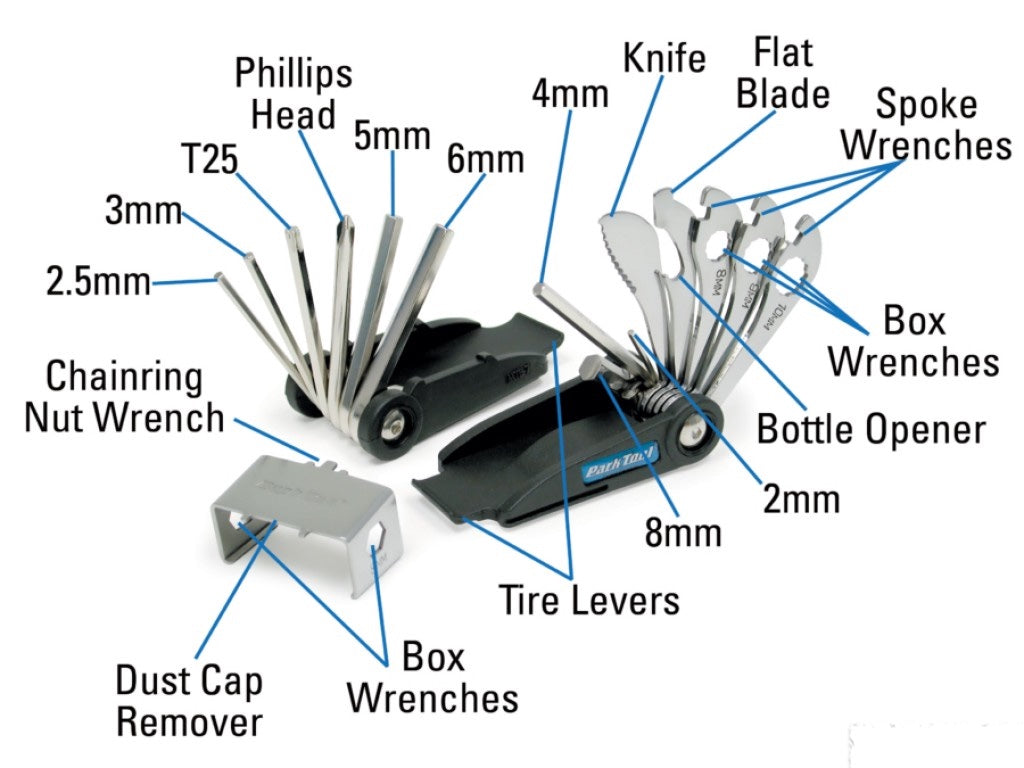 Multiherramienta de rescate pra bici Park Tool MTB-7