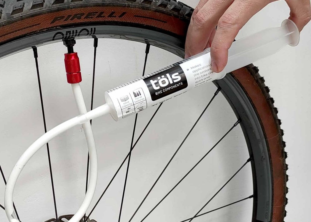 Liquido sellante tubeless 60ml con jeringa Tols