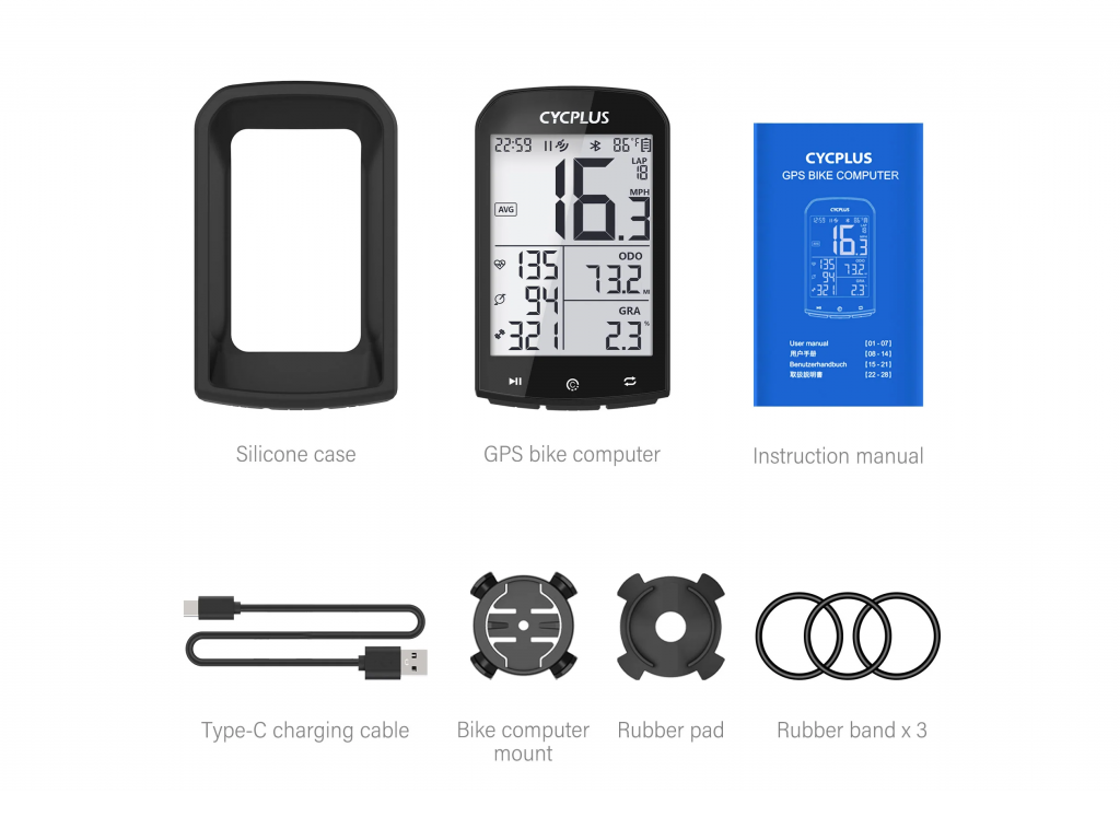 Ciclocomputador GPS M1 2.9" Cycplus