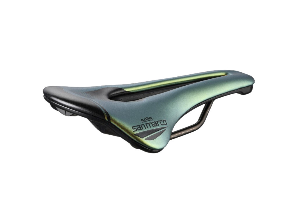 Sillin Shortfit 2.0 Open-Fit Racing Narrow Iridescent Gold Selle San Marco