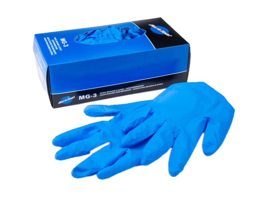 Guantes de nitrilo para mecanico Tallas S M L XL Park Tool MG-3