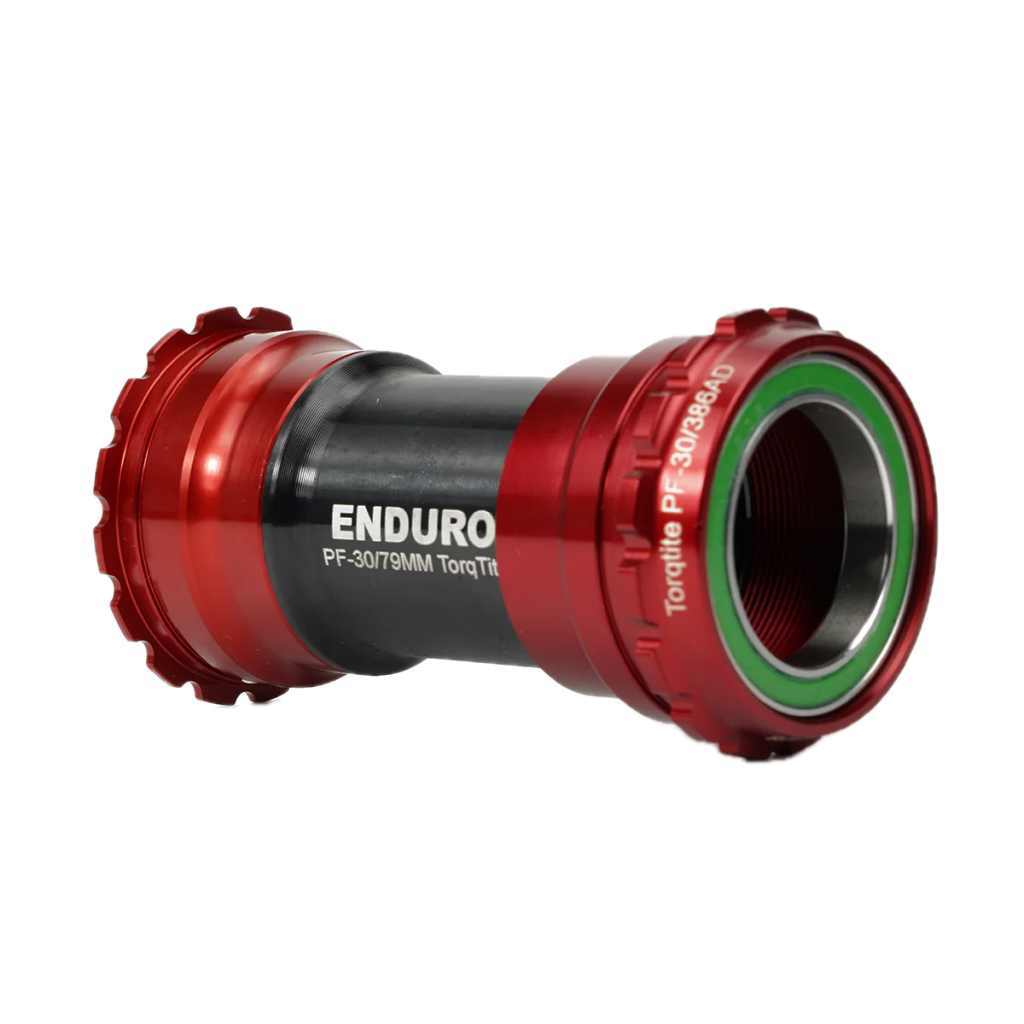 Cazoleta o eje central Enduro Bearings BKS-0136 TorqTite Acero inoxidable BBRight Sram Dub/29mm Cranksets Red
