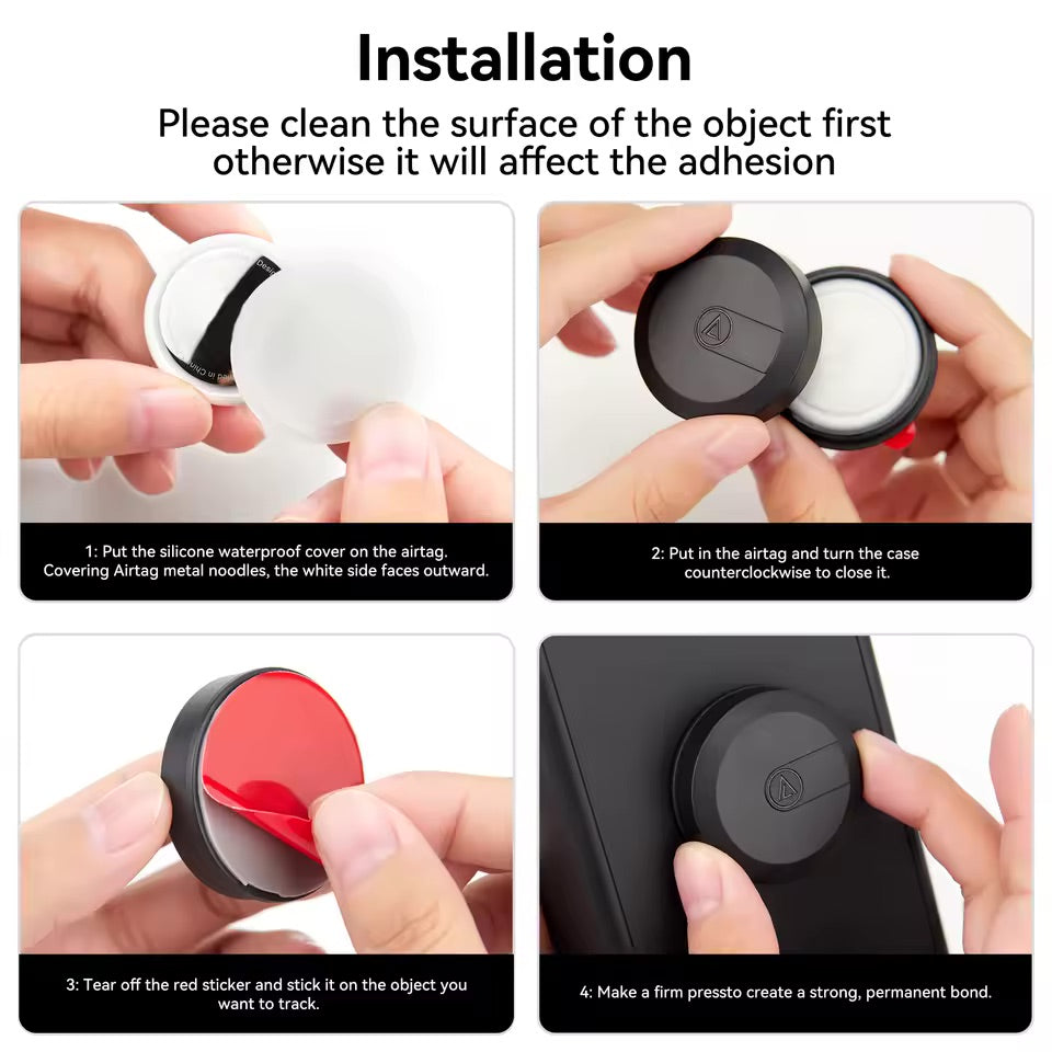 Base para Airtag autoadhesiva Resistente al agua