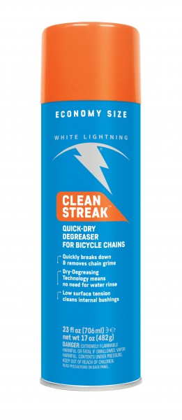 Desengrasan al seco Clean Streak White Lightning