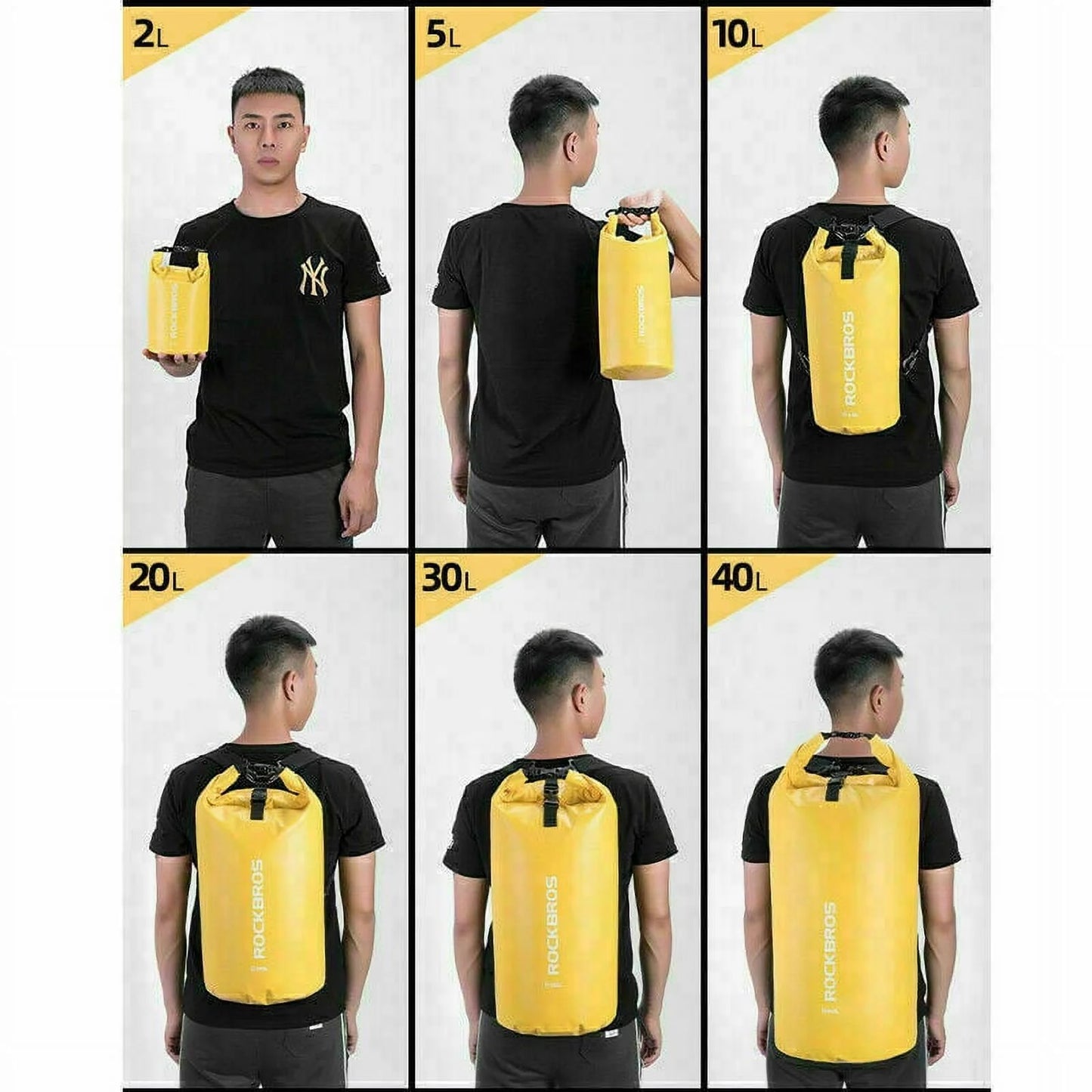 Bolso Rockbros Dry Bag Impermeable 30l