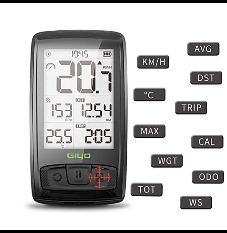 Ciclocomputador Goyo M4 con sensor vel y cad
