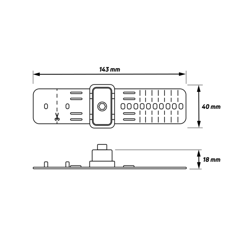 Abrazadera para porta tempo Gizmo Zefal Universal