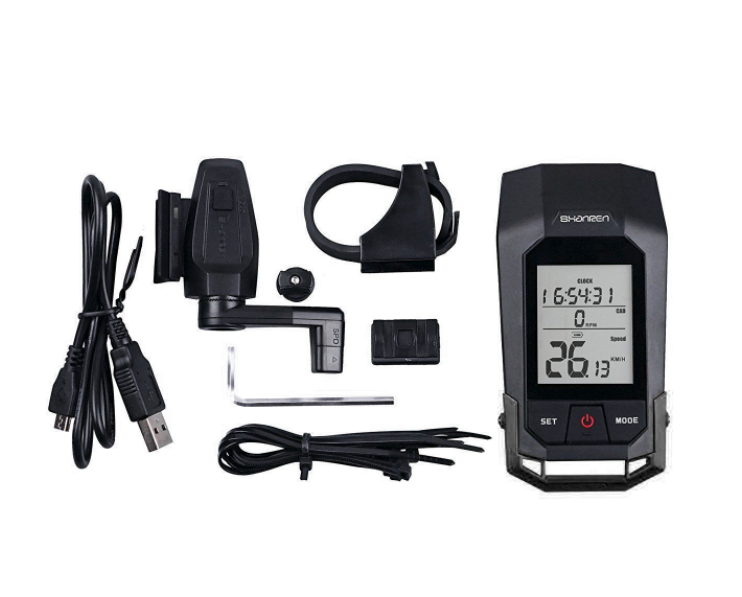 Ciclocomputador Raptor II PRO DE Shanren con linterna
