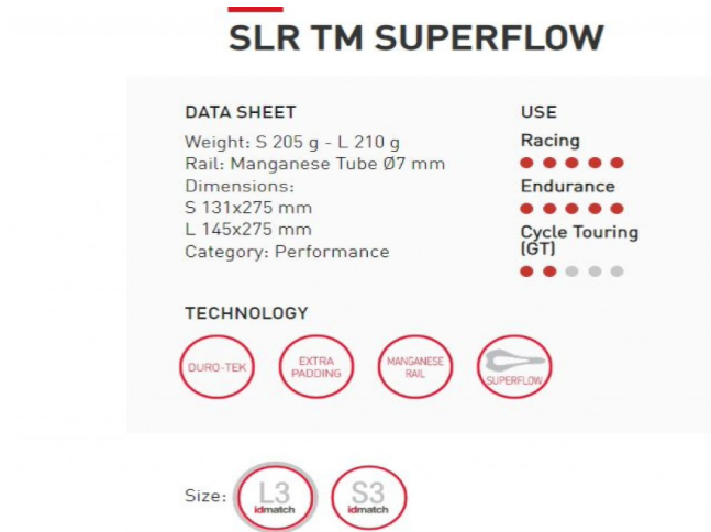 Sillin SLR Boost TM Superflow Black Selle Italia