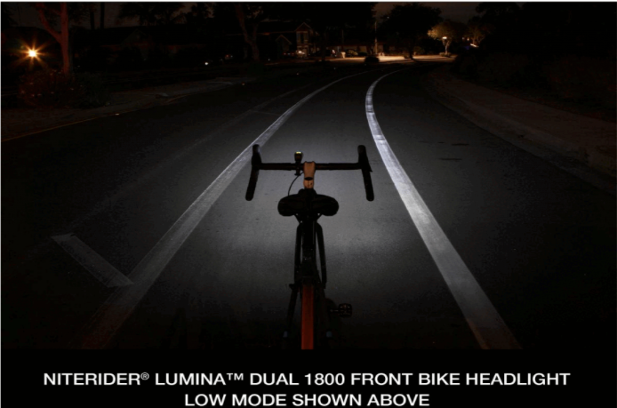 Luz Delantera Lumina Dual 1800 Nite Rider