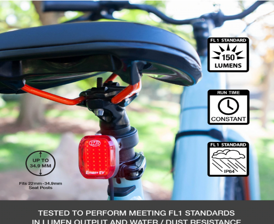 Luz Trasera para bicicletas eBike Emax+ 150 NIte Rider
