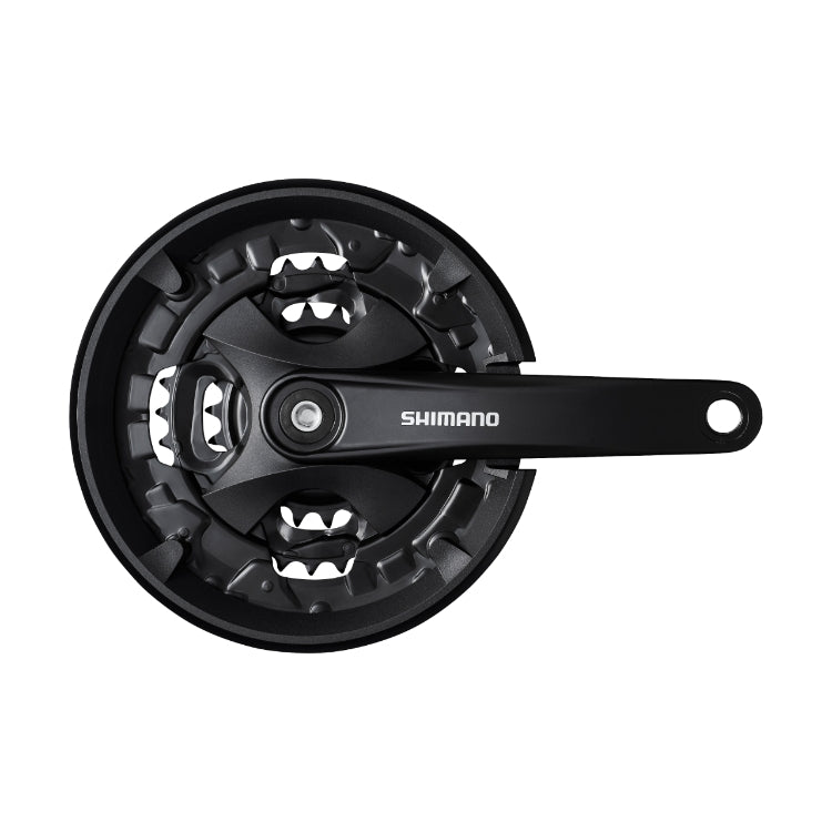 Plato y Biela Triple Shimano Alivio 3x9V MT-101