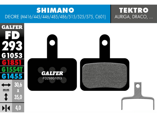 Pastilla de freno Galfer Shimano Deore Standard