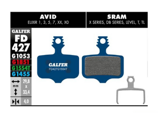 Pastilla De Freno Galfer Sram Avid Elixir Road