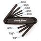 Multiherramienta de llaves hex plegable Park Tool AWS-12
