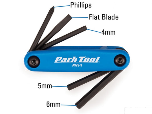 Multiherramientas Park Tool AWS-9 Allen y dest