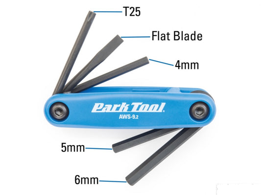 Multiherramientas Park Tool AWS-9.2 Allen, torx y dest