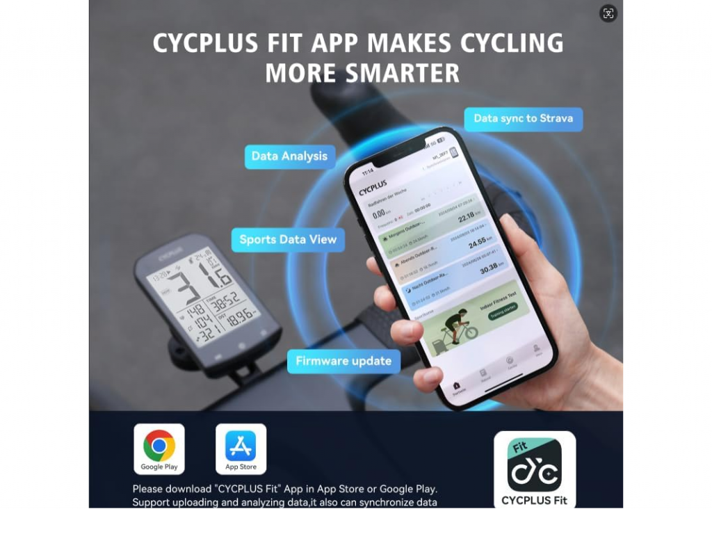 Ciclocomputador GPS M1 2.9" Cycplus