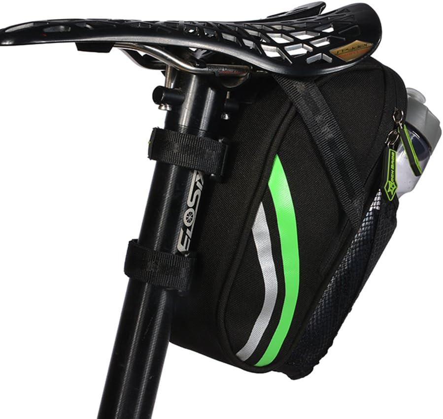 Bolso Rockbros para tija de bici con malla porta termo C7-BK