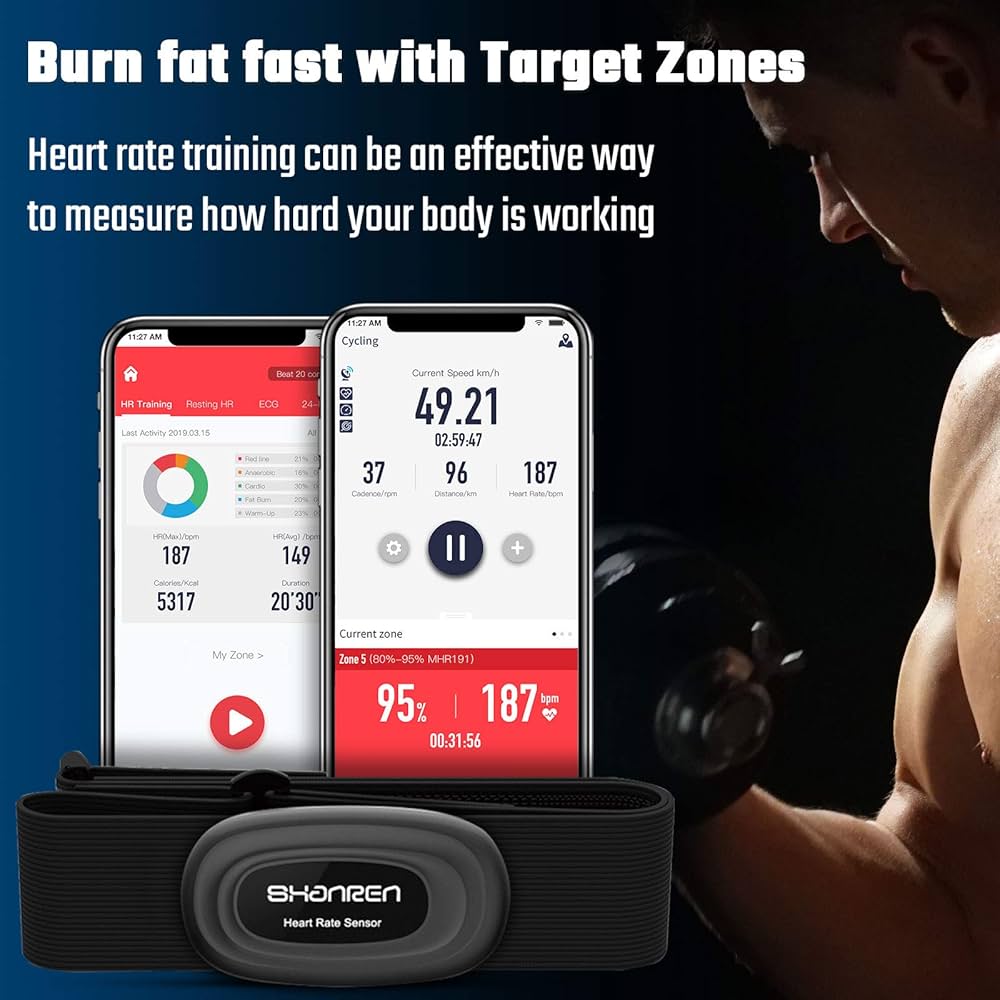 Monitor Frecuencia o banda Cardiaca inteligente HRM Beat 20 Shanren