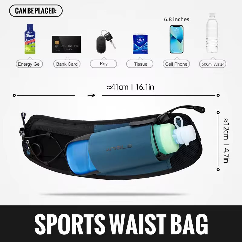Cinturon de running Wrels con botella 500ml