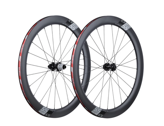 Ruedas Ruta SC55 TL Clincher Black BD CL 24/24H-700C Shimano 11spd VISION (CARBONO)