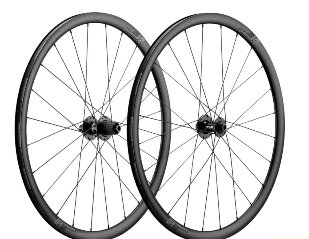 RUEDAS RUTA Team 30 Clincher TL Disc Brake 6h disc 24/24H 700c Black Shimano w/QR-25 WH VISION (ALUMINIO)