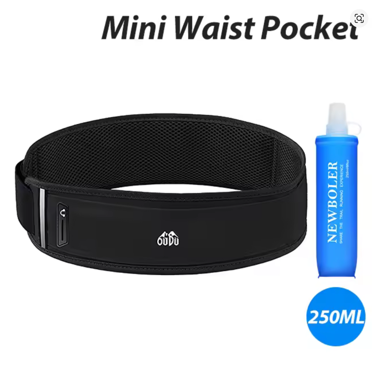 Cinturon Running New Boler con Flask 250ml