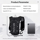 Bolso con hidratación Newboler con vejiga y 1 Flask
