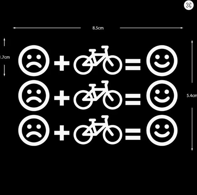 Calcomania sticker para bici