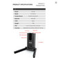 Base stand portatil para bici