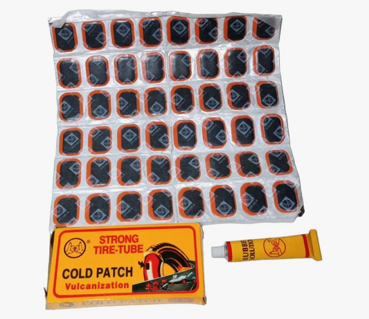Kit de parches Vulcanizados 48 pcs Incluye pega