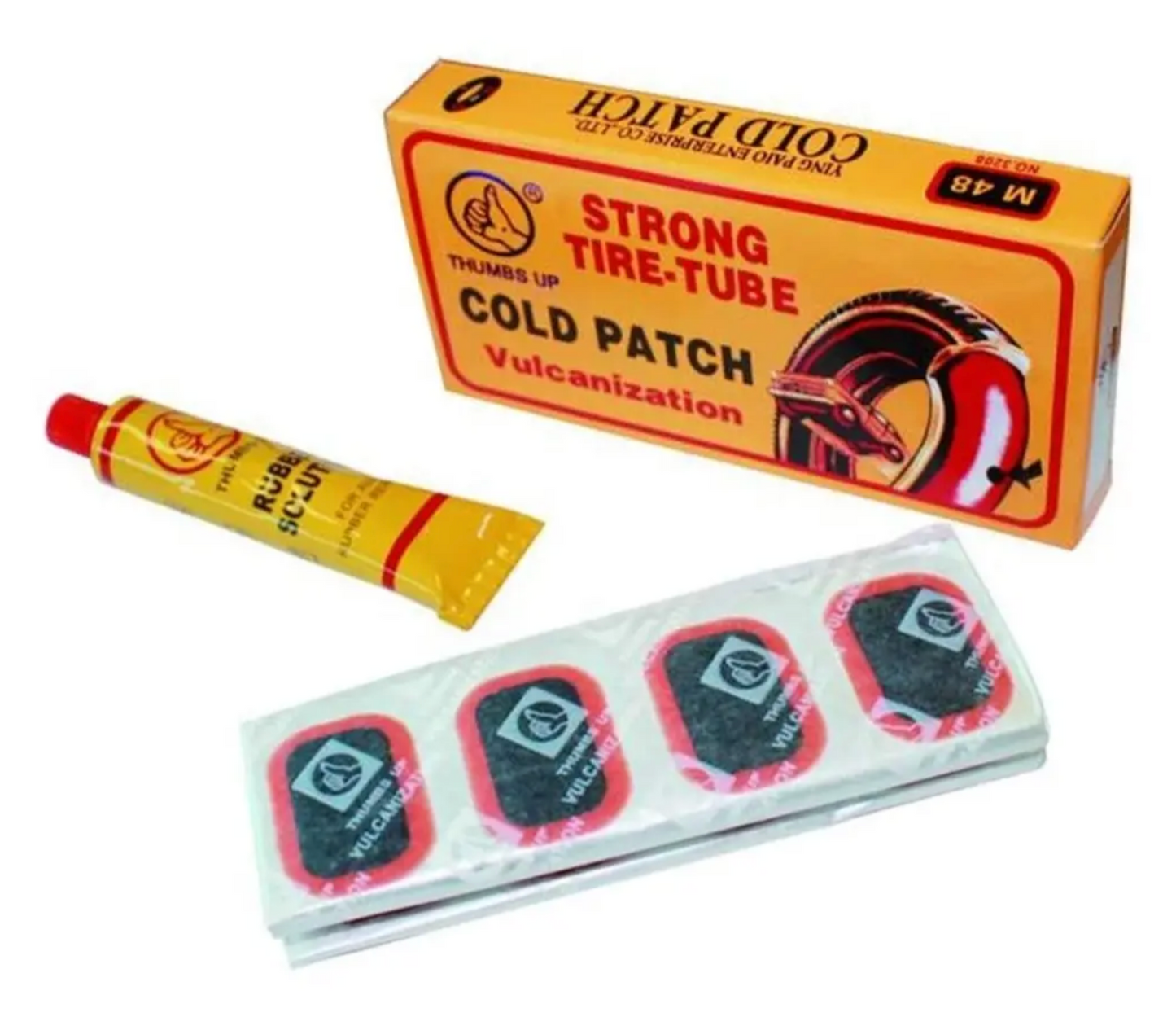 Kit de parches Vulcanizados 48 pcs Incluye pega