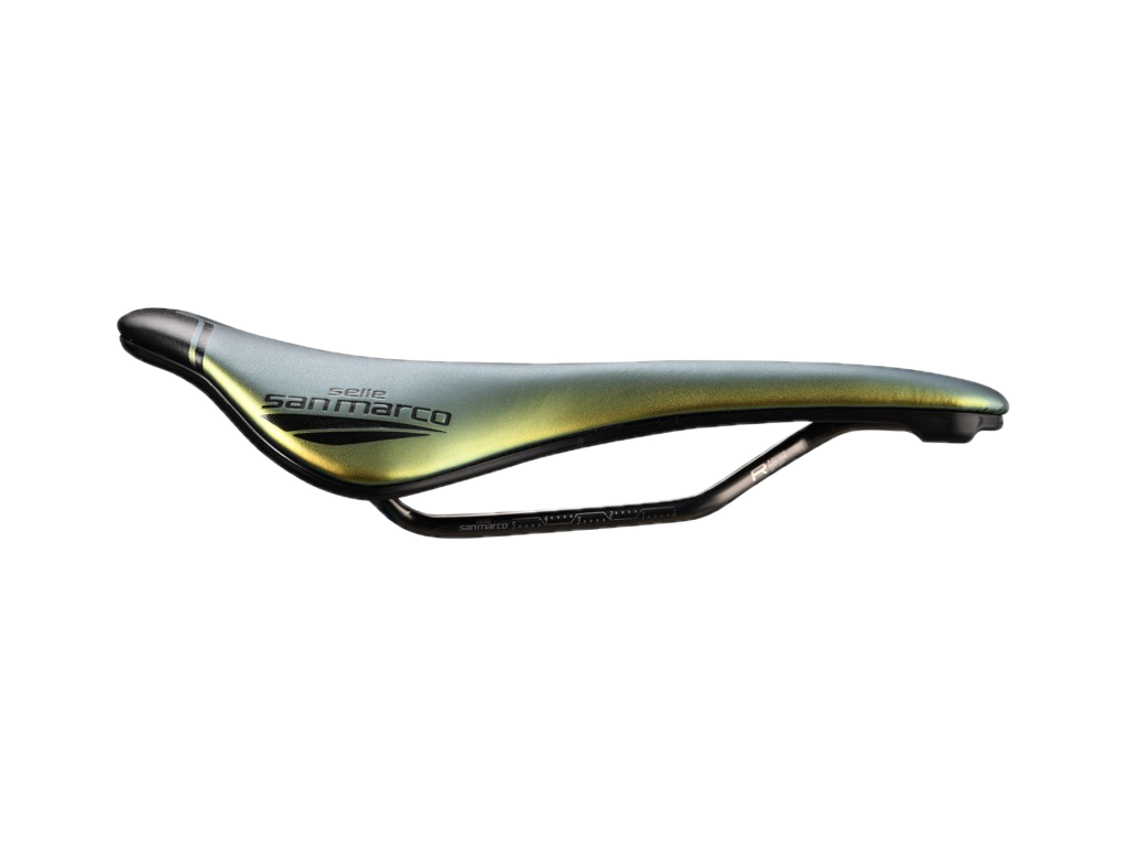 Sillin Shortfit 2.0 Open-Fit Racing Narrow Iridescent Gold Selle San Marco