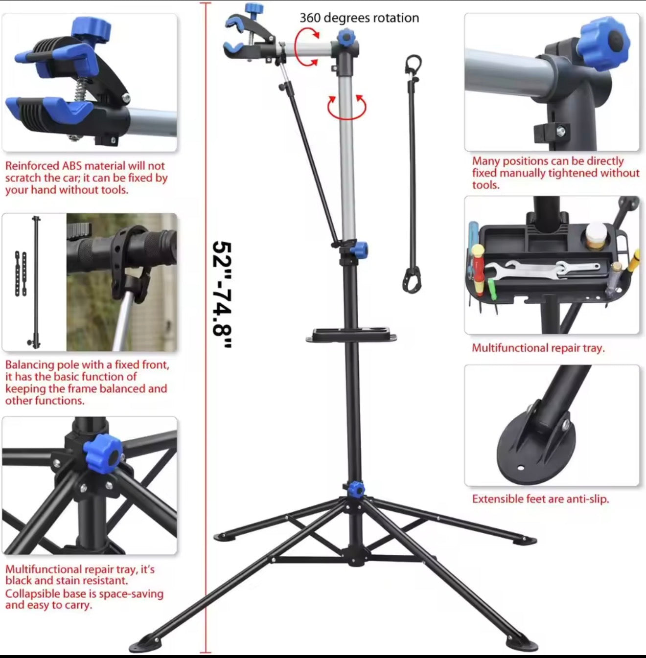 Soporte de reparación y mecanica de bici