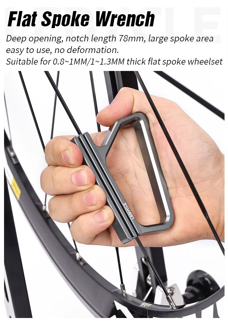 Herramienta sujeción rayos planos