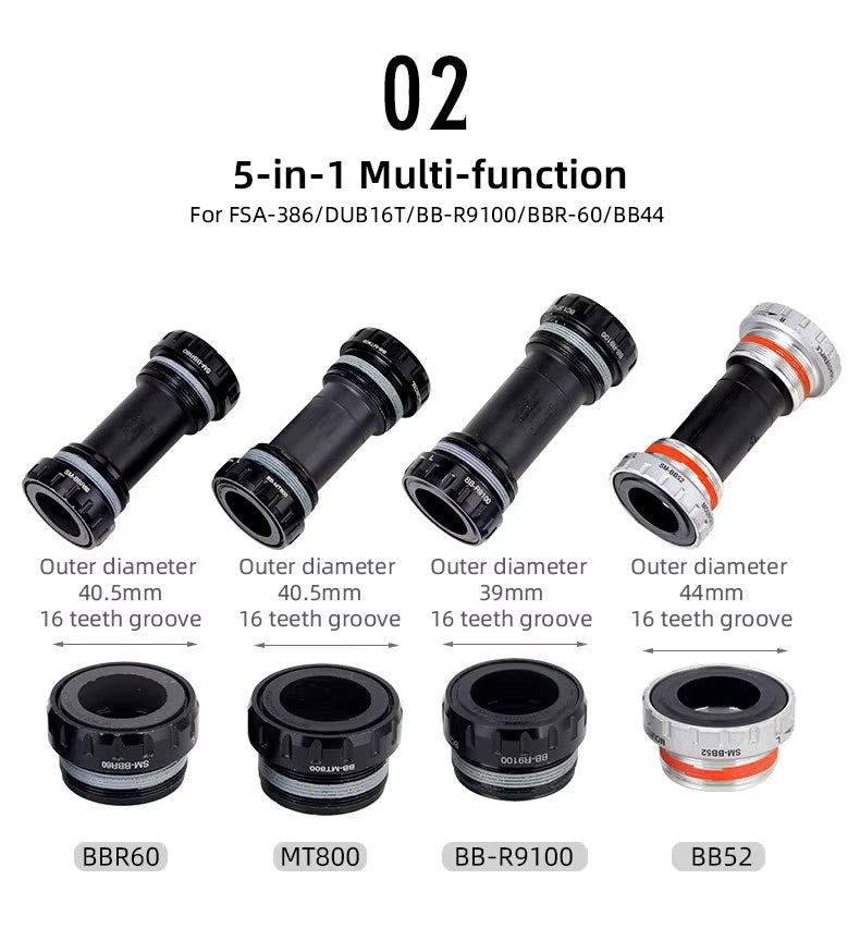 Dado multiple para bicicleta