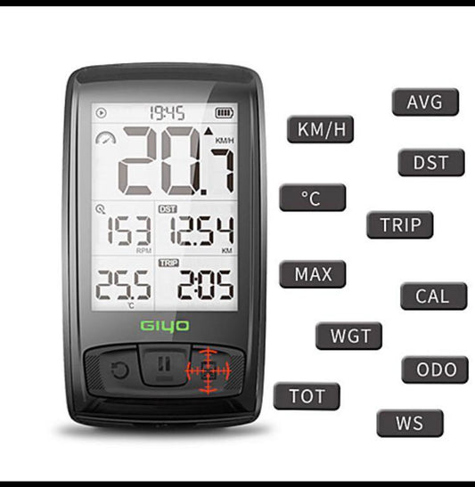 Ciclocomputador Goyo M4 con sensor vel y cad