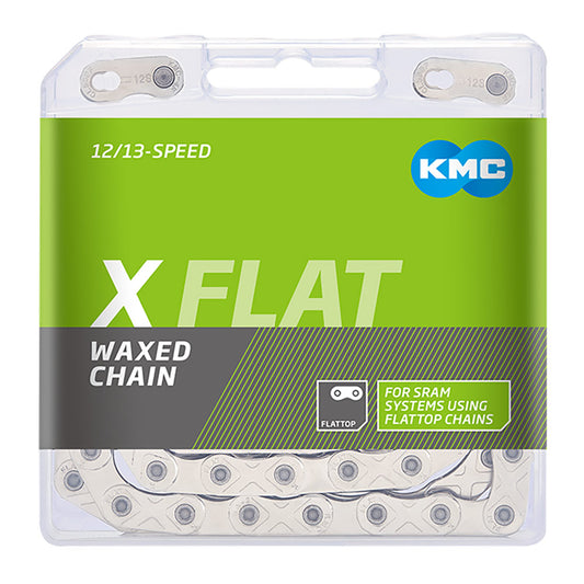 Cadena Kmc X Flat para Sram 12-13v Waxed Plata