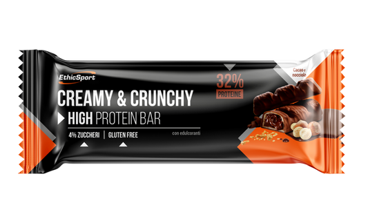 Barra Creamy & Crunchy Cacao y Avellana Ethicsport