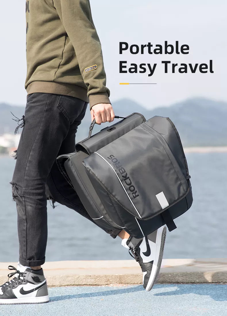 Bolso Rockbros 30l tipo alforja para bicicleta