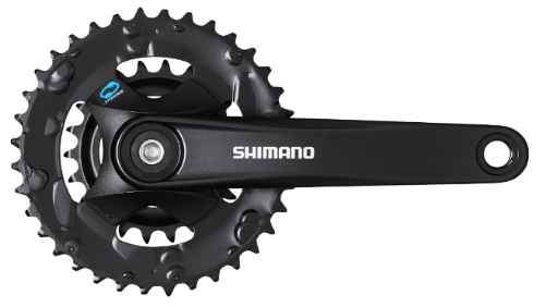 Plato y Biela Shimano 2x7/8V FC-M315