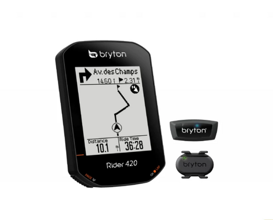 Ciclocomputador Bryton Rider 420T + sensor cad + HRM