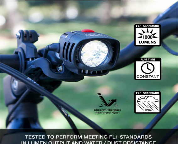 Combo Luz Delantera y trasera para eBike Epro 1000 / Emax+ 150 Nite Rider