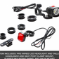 Combo Luz Delantera y trasera para eBike Epro 1000 / Emax+ 150 Nite Rider