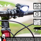 Combo Luz Delantera y trasera Swift 300 / Vmax+ 150 Nite Rider